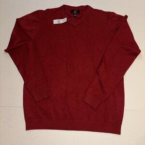 Men’s New York & Company Red V-neck Sweater Size XL NWT